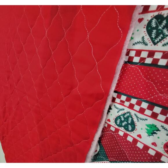 9 Quilted Cut & Sew Blocks Country Christmas Wansutta QTC Placemats Pillows - Picture 4 of 4